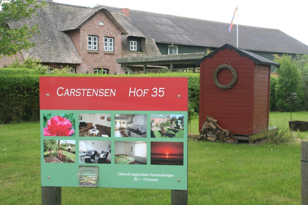 Ferienhof-Carstensen-Wohnung-Leuchtturm Süderende Eksteriør bilde